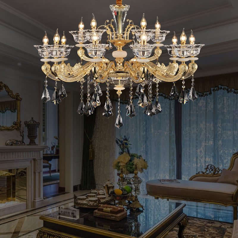 European Copper Chandelier