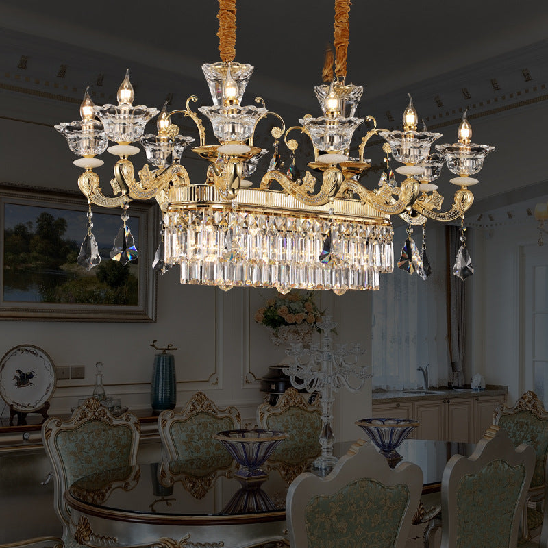 European Copper Chandelier