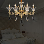 European Copper Chandelier