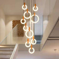 Modern Circular Staircase Chandelier