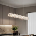 Modern Linear Crystal Chandelier