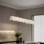 Modern Linear Crystal Chandelier