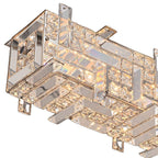 Modern Linear Crystal Chandelier