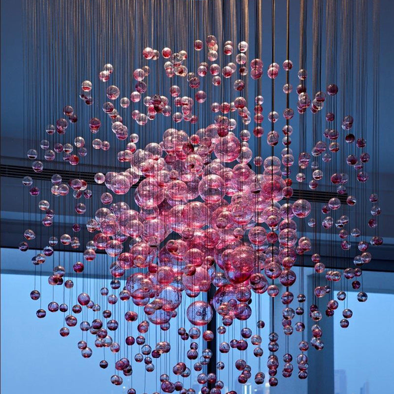 Floating Glass Bubble Chandelier