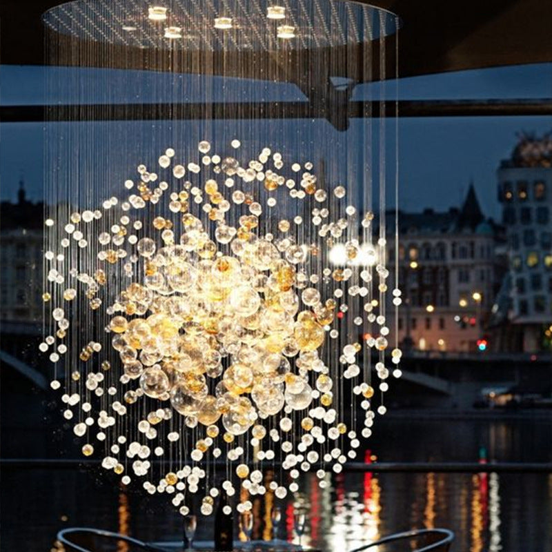 Floating Glass Bubble Chandelier
