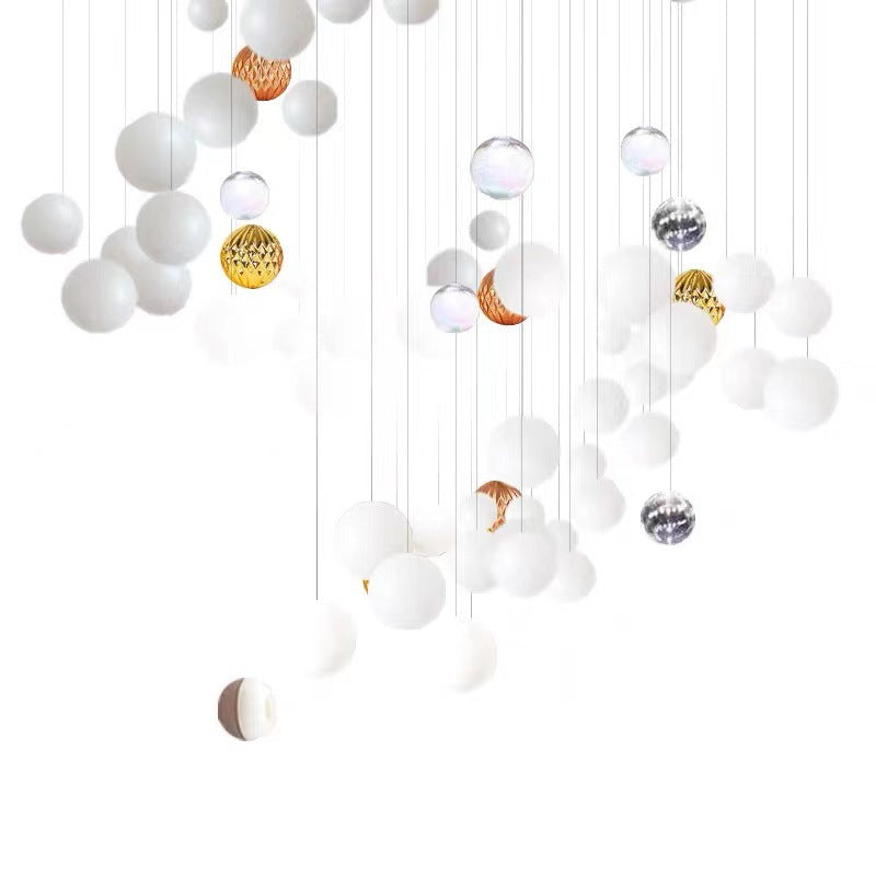 Floating Glass Bubble Chandelier