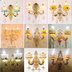 European Crystal Wall Sconce