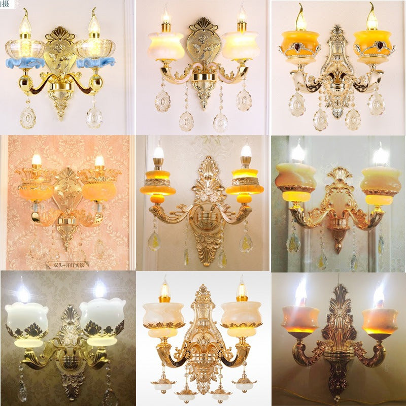 European Crystal Wall Sconce