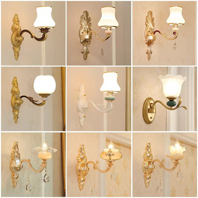 European Crystal Wall Sconce