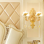 European Crystal Wall Sconce