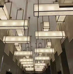 Asian-Inspired Rectangular Chandelier