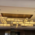 Asian-Inspired Rectangular Chandelier