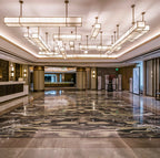 Asian-Inspired Rectangular Chandelier