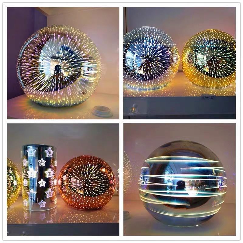 3D Fireworks Glass Pendant Light