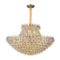 Tiered Crystal Chandelier for Living & Dining Rooms