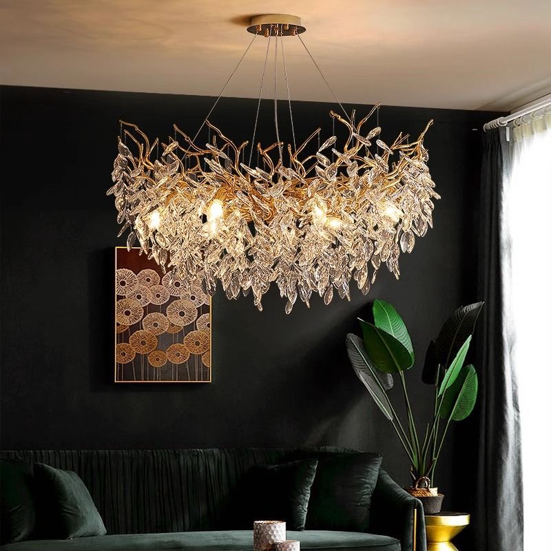 Modern Branch Crystal Chandelier