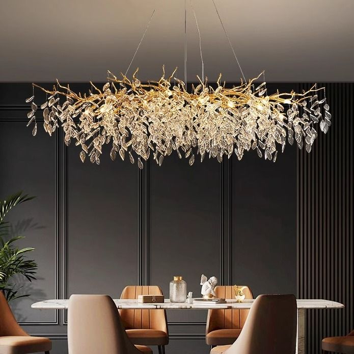 Modern Branch Crystal Chandelier