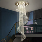 Helix Crystal Staircase Chandelier