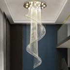 Helix Crystal Staircase Chandelier