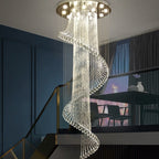Helix Crystal Staircase Chandelier