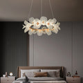 French Floral Acrylic Chandelier