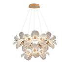 French Floral Acrylic Chandelier