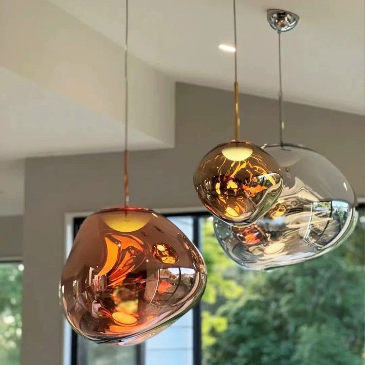 Modern Lava Glass Pendant Light