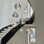 Modern Lava Glass Pendant Light