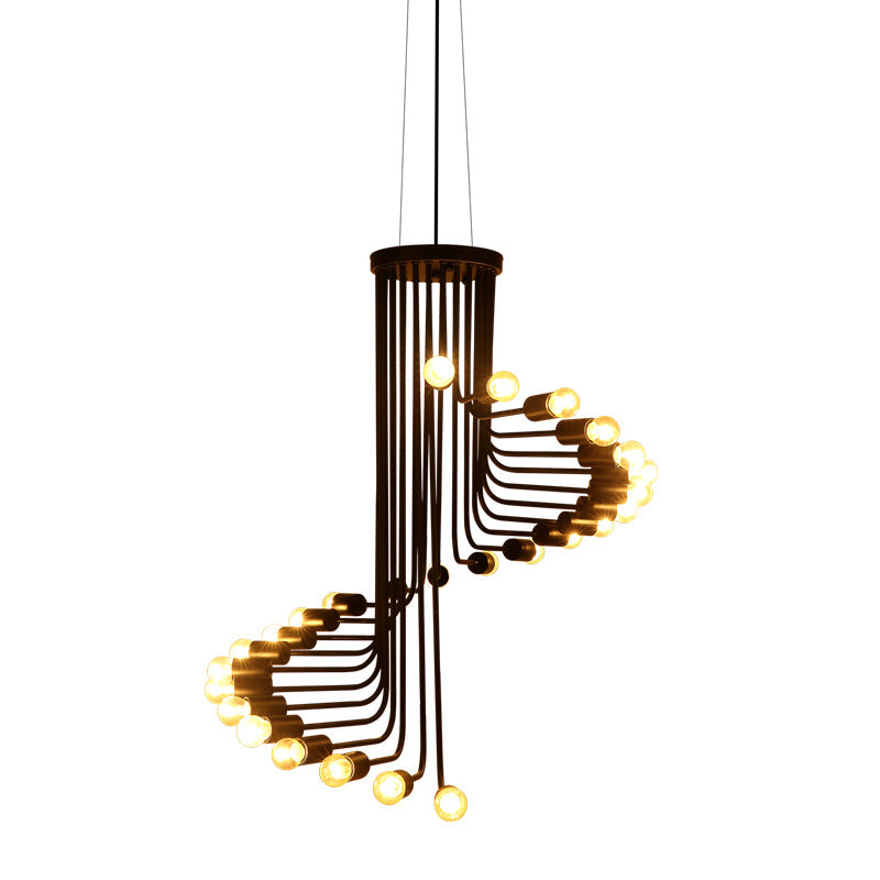 Industrial Iron Edison Chandelier