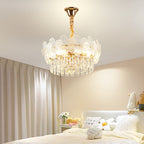 Crystal Flower Ceiling Chandelier