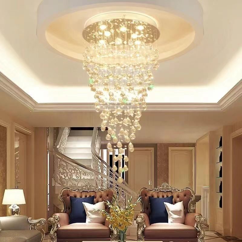 Modern Raindrop Waterfall Chandelier