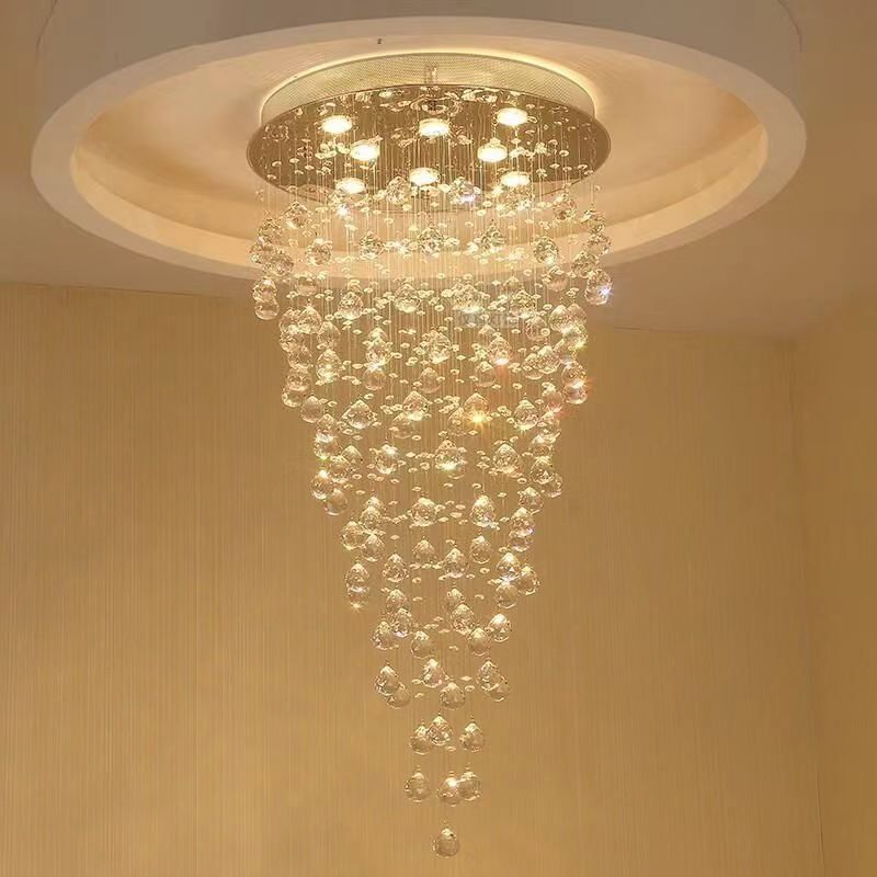 Modern Raindrop Waterfall Chandelier
