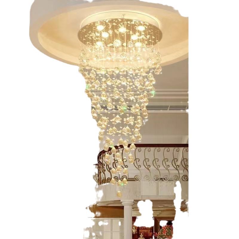 Modern Raindrop Waterfall Chandelier