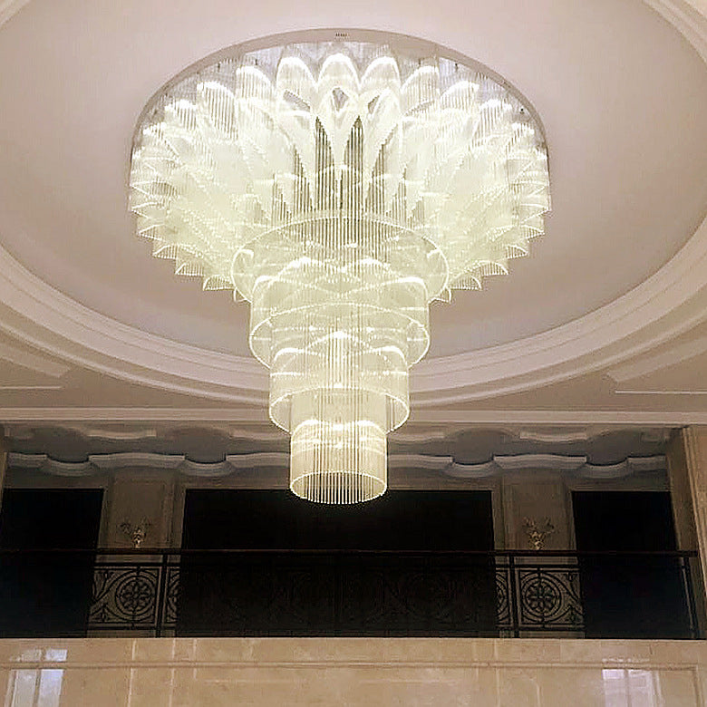 Large European Crystal Chandelier