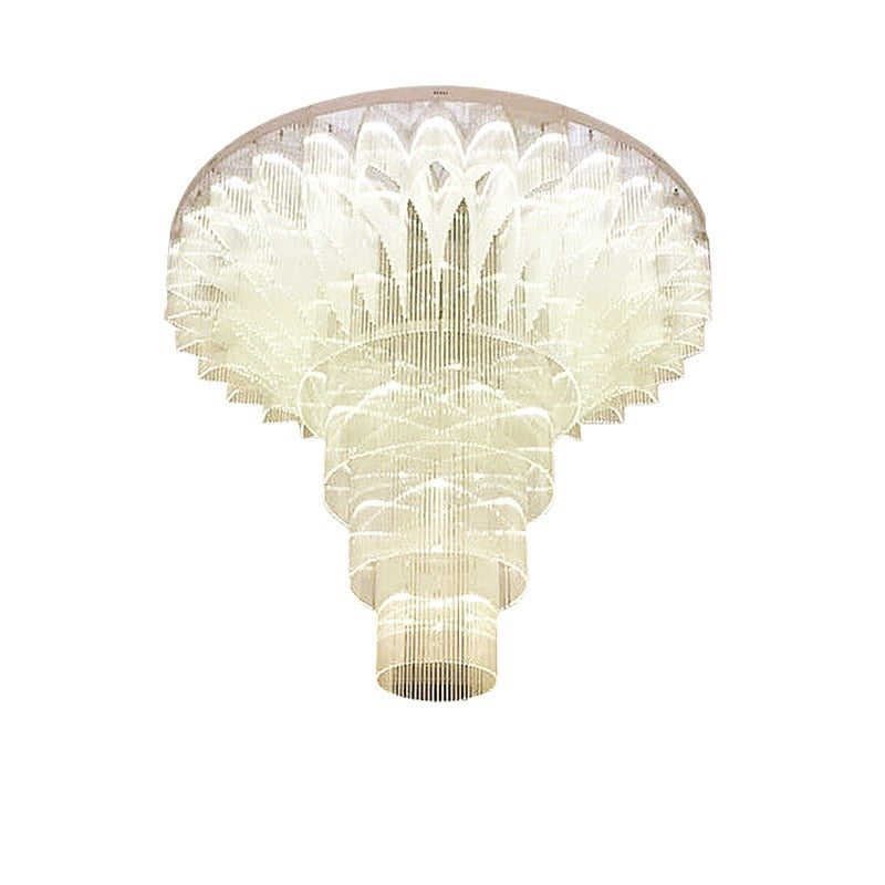 Large European Crystal Chandelier