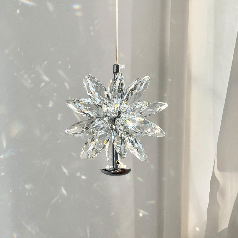Crystal Snowflake Mini Pendant Light