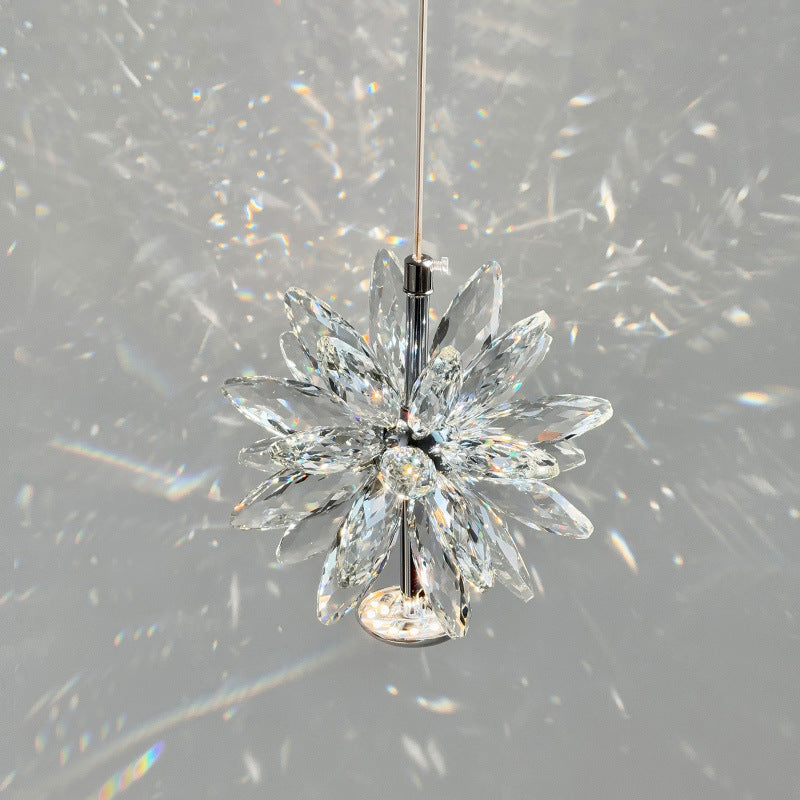 Crystal Snowflake Mini Pendant Light