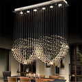 Heart-Shaped Crystal Chandelier