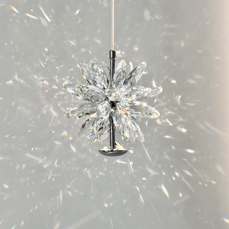 Crystal Snowflake Mini Pendant Light