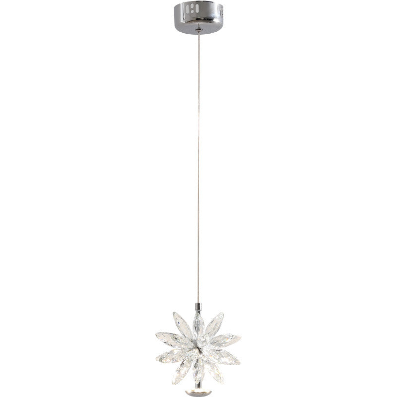 Crystal Snowflake Mini Pendant Light