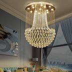 Crystal Raindrop Living Room Chandelier