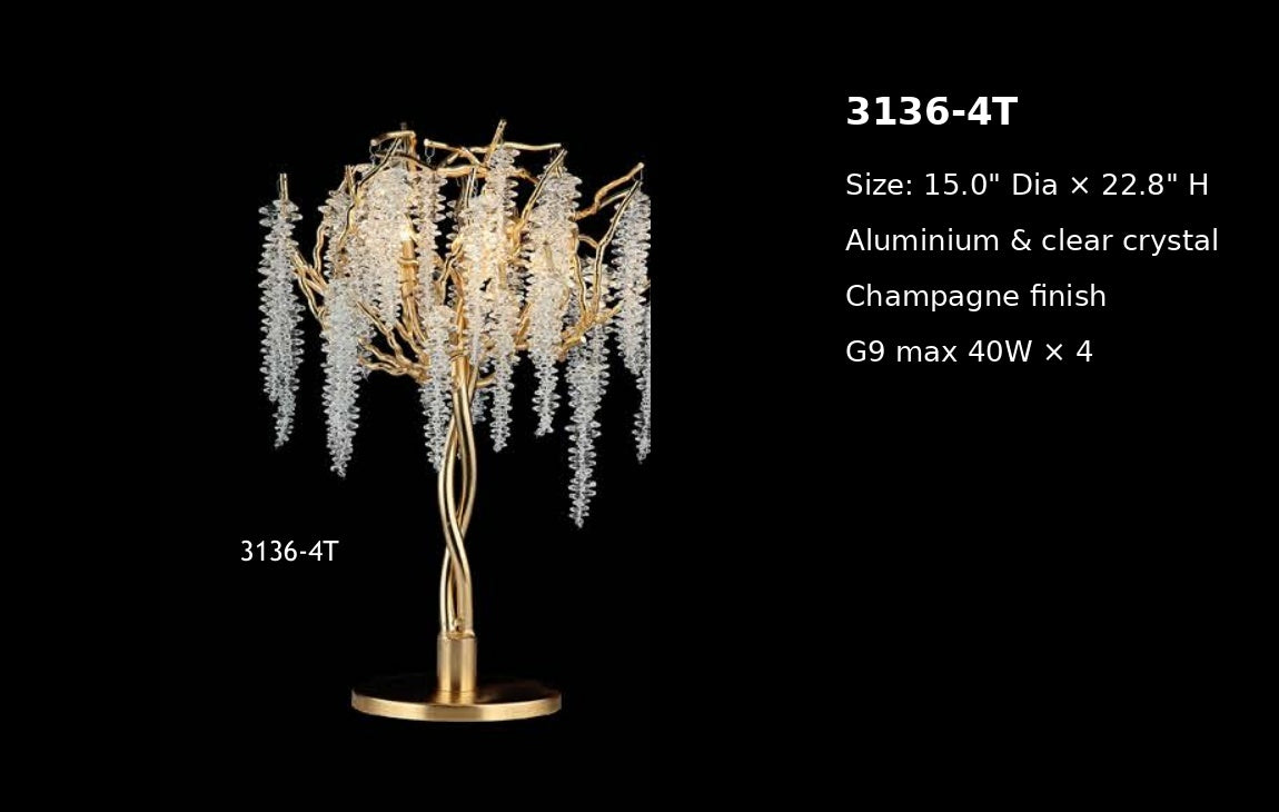 3136-4T table lamp full view product details