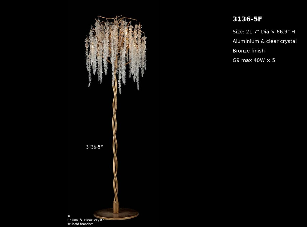 3136-5F floor lamp full view product details
