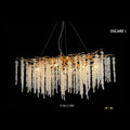 3136/L1200 crystal branch chandelier full view
