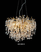 408-D800-B chandelier complete full view