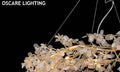 446-D1200 glass chandelier full view