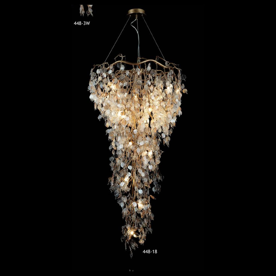 448-18 chandelier full view
