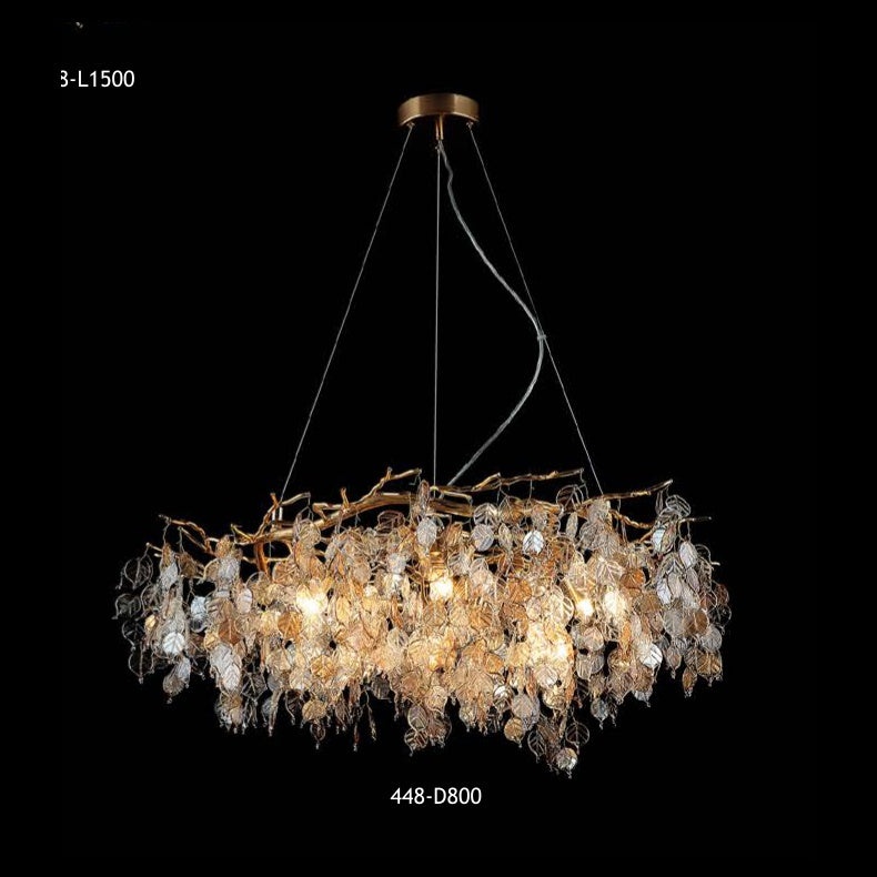 448-D800 chandelier full view