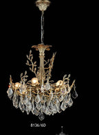 8136/6D crystal chandelier full view
