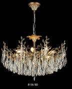 8136/8D crystal chandelier full view